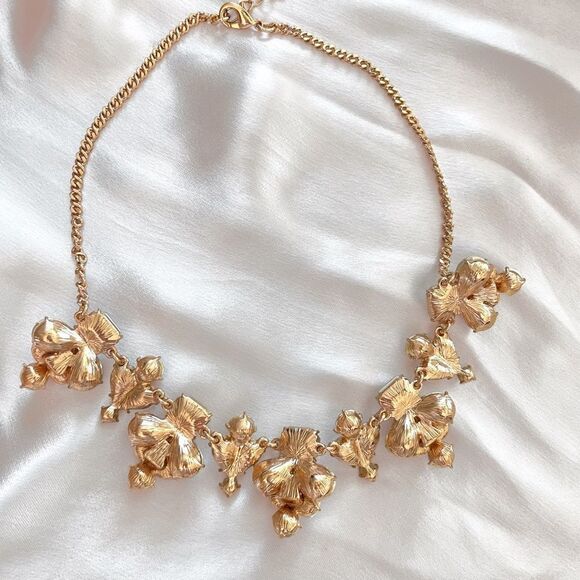 Charter Club Chunky Rhinestone Hearts Statement Necklace - Picture 8 of 8